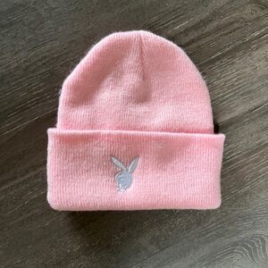 Playboy  Pink Knit Beanie